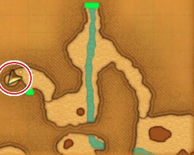 クエスト「ひと粒の極楽」虹色岩塩の場所3DS攻略マップ